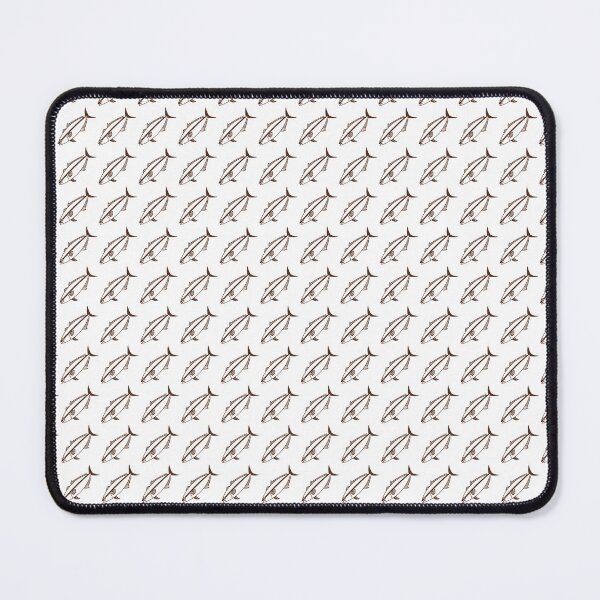 Item preview, Kawaii Amberjack Fish in Chocolate Brown and White designed and sold by fruttidimare.