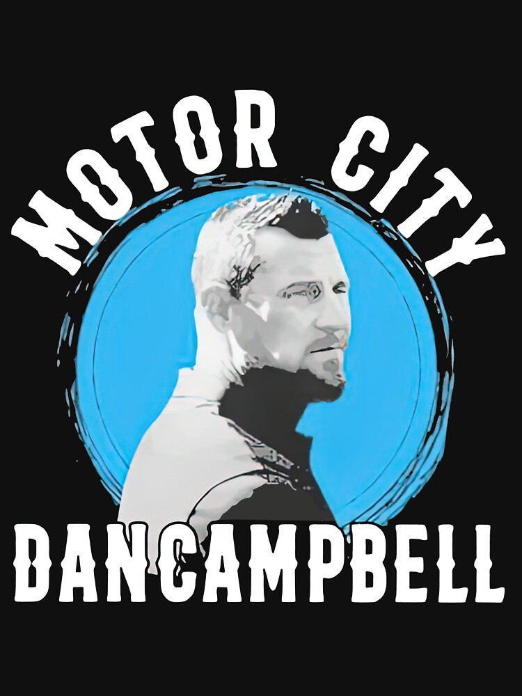 Dan Campbell Detroit Lions Grit Motor City Dan 90s vintage shirt