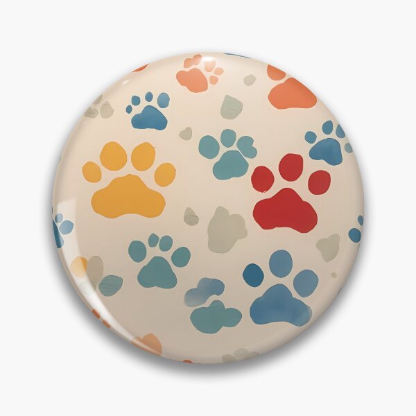 Item preview, Multicolored pet paws designed and sold by Omarupattern51.