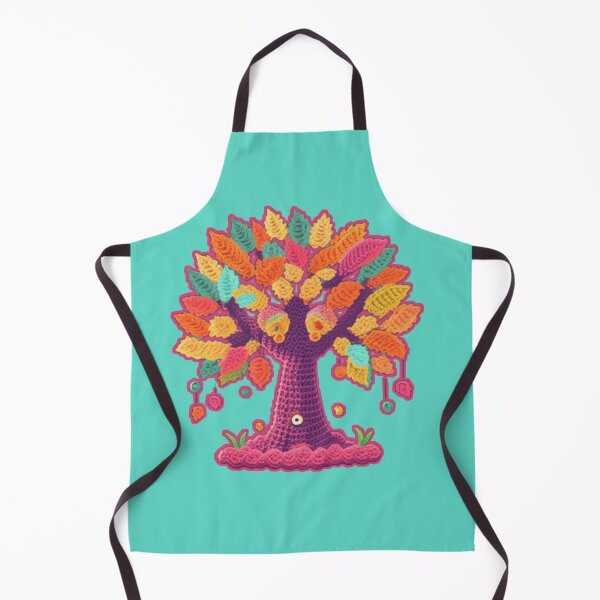 Item preview, Colorful kawaii crochet tree designed and sold by Roxburylane.