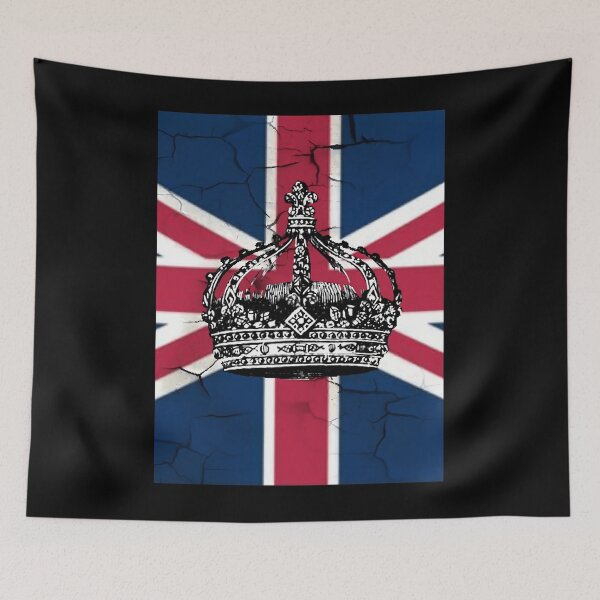 Item preview, 1980S British Union Jack Flag Jubilee Crown	 designed and sold by ssqpdrhopu5.