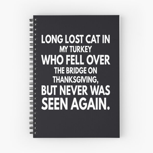 Item preview, Long lost cat Thanksgiving designed and sold by Storiesforyou.