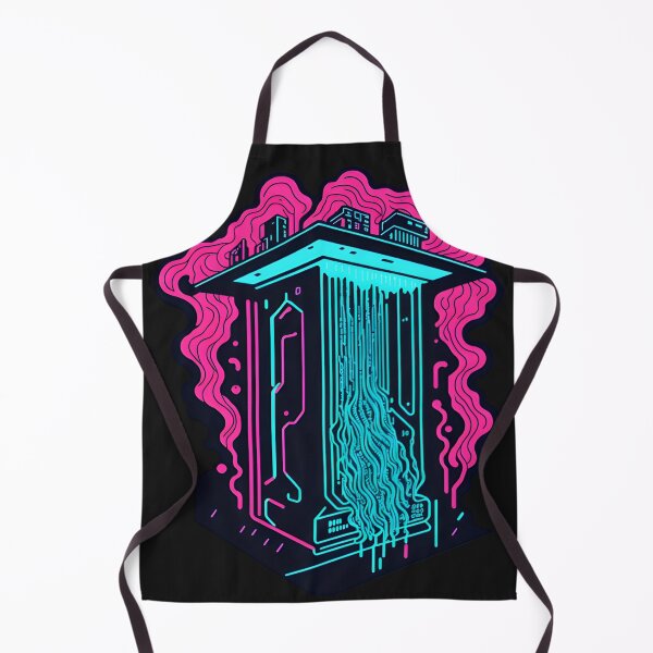 Item preview, Floating City - Retro-Futuristic Illustration designed and sold by alaa-mously.