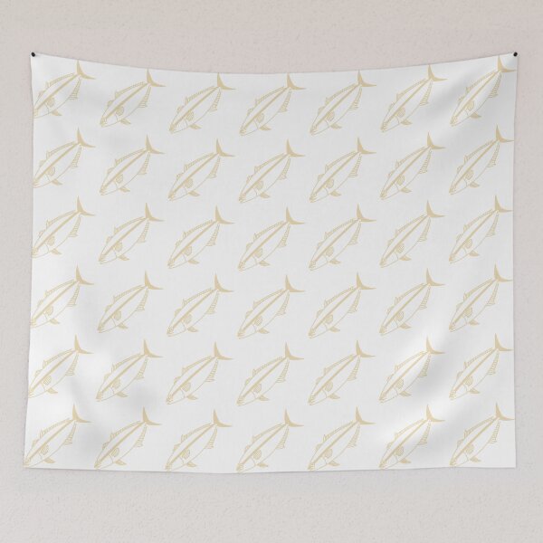 Item preview, Kawaii Amberjack Fish in Vanilla and White designed and sold by fruttidimare.