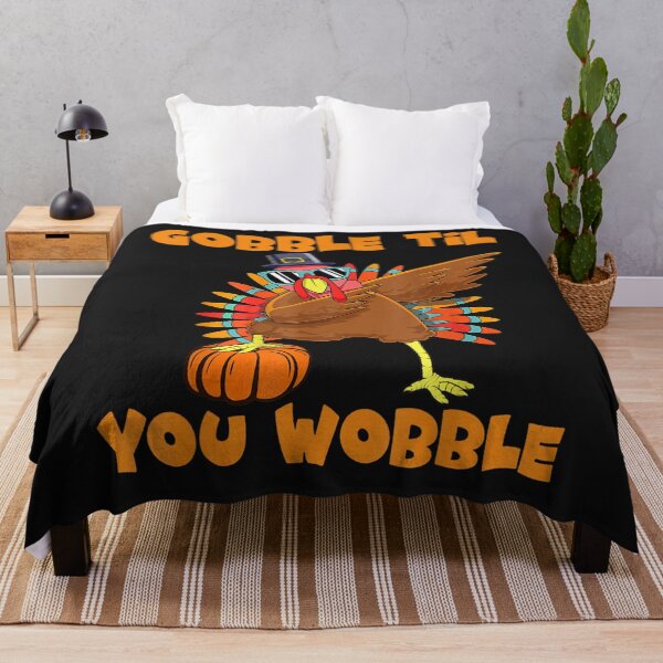 Item preview, Gobble Til You Wobble Dabbing Turkey Thanksgiving Men Women designed and sold by William Parker.