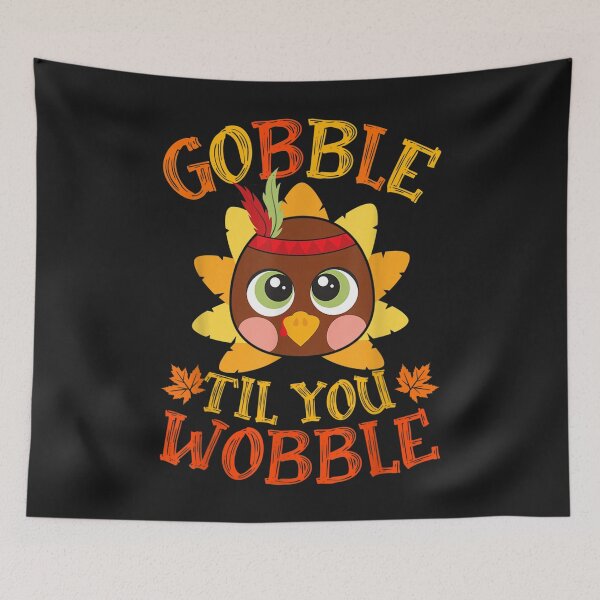 Item preview, Gobble Til You Wobble Shirt Baby Outfit Toddler Thanksgiving designed and sold by William Parker.