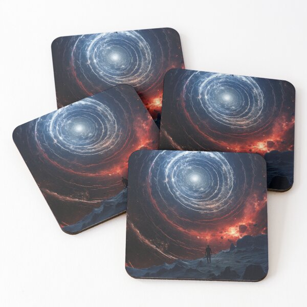 Item preview, a cosmic whirlpool sucking in stars and planets in an ethereal spiral designed and sold by Surreal-Inc.