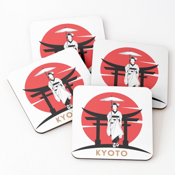 Item preview, Kyoto Travel Keepsake Trip Souvenir Destination Geisha designed and sold by OnceOnlyArt.