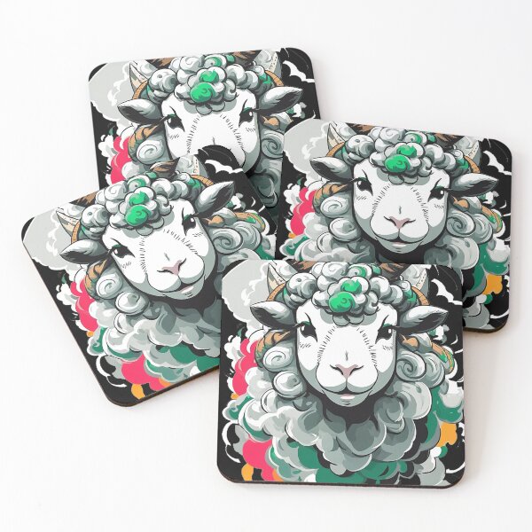 Item preview, Sheep Vector Art designed and sold by marthavelony.