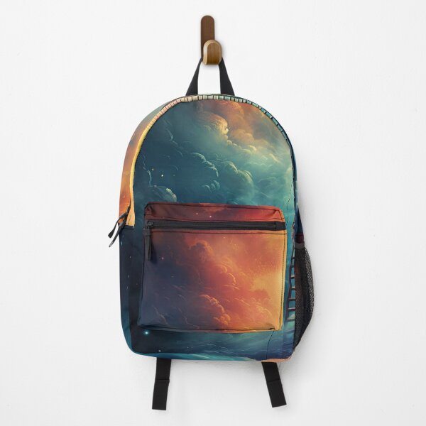 Item preview, una escalera que llega hasta un abismo que representa la búsqueda de un significado y una verdad más profundos al estilo de la cera derretida designed and sold by Surreal-Inc.