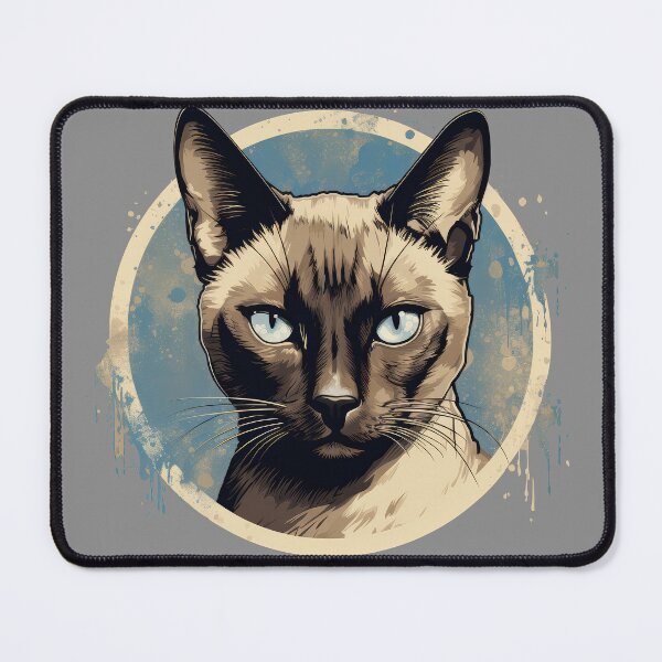 Item preview, Seal Point Siamese Cat Face designed and sold by Elisabeth Lucas.