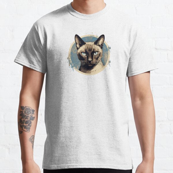 Seal Point Siamese Cat Face Classic T-Shirt