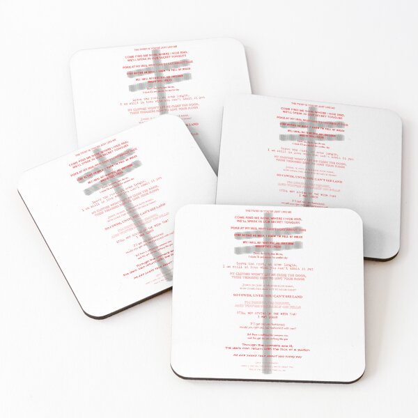 Item preview, Frightened Rabbit Lyric designed and sold by GermaineNeufvil.