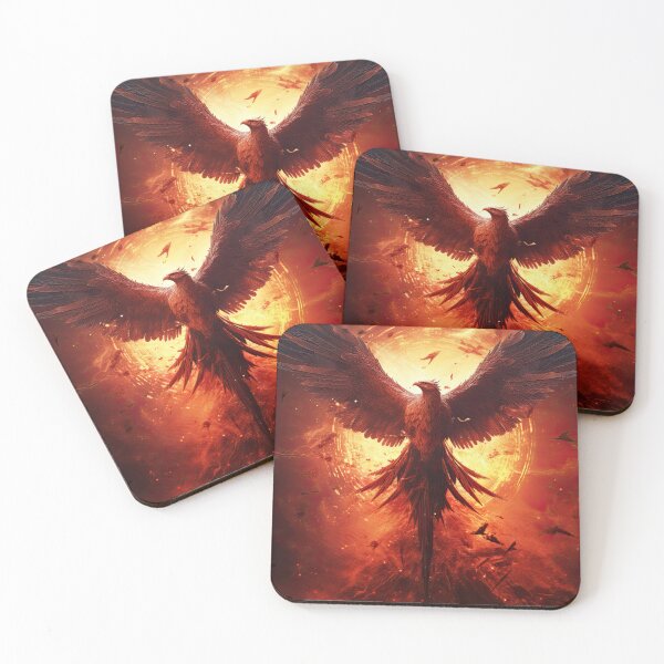 Item preview, a phoenix rising from the ashes of a dying star, symbolizing both destruction and rebirth designed and sold by Surreal-Inc.