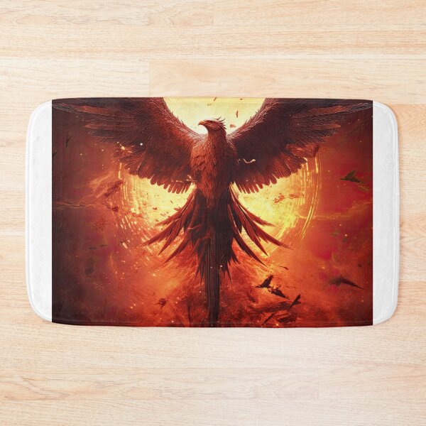 Item preview, a phoenix rising from the ashes of a dying star, symbolizing both destruction and rebirth designed and sold by Surreal-Inc.