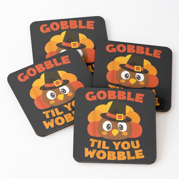 Item preview, Gobble Til You Wobble T-Shirt Thanksgiving Day designed and sold by William Parker.