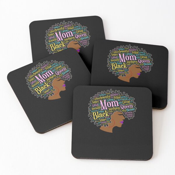 Item preview, African American Mom Mother's Day Words In Afro  	 designed and sold by ssqpdrhopu5.