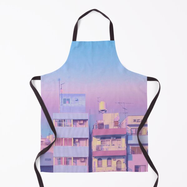 Item preview, Anime city skyline Ghibli style designed and sold by Faeblehoarder.