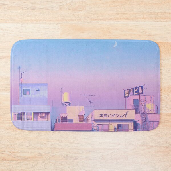 Item preview, Anime city skyline Ghibli style designed and sold by Faeblehoarder.