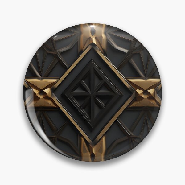 Item preview, Black and Gold Geometric Pattern Design designed and sold by alaa-mously.