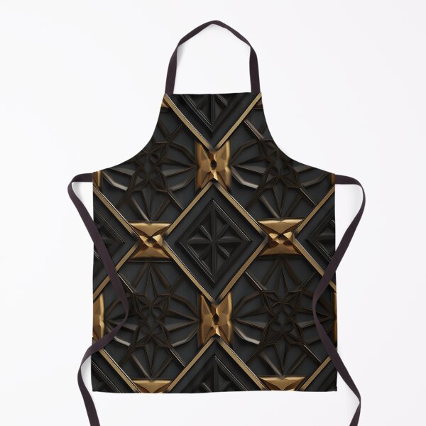 Item preview, Black and Gold Geometric Pattern Design designed and sold by alaa-mously.