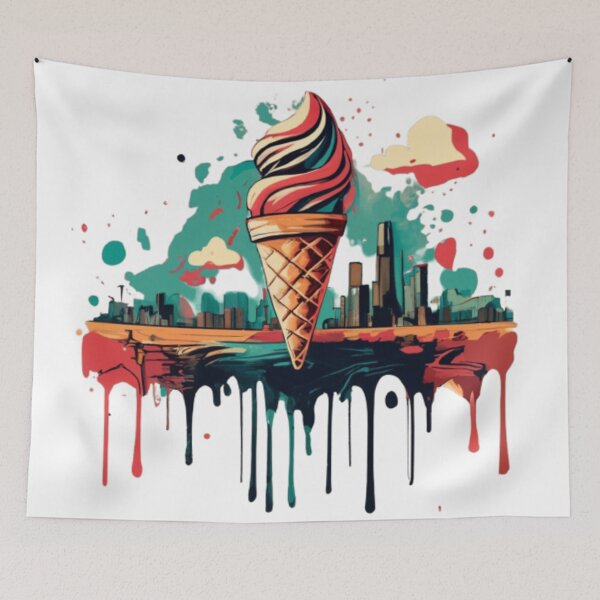 Item preview, Ice cream in the city designed and sold by Market-Desings.