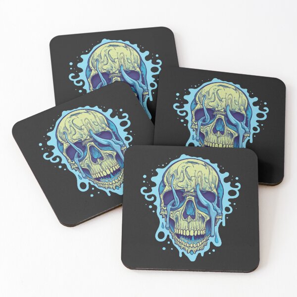 Item preview, Liquid Blue Skull designed and sold by graphic-genie.