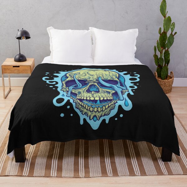 Item preview, Liquid Blue Skull designed and sold by graphic-genie.