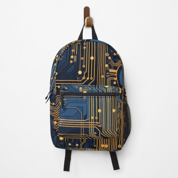 Item preview, Gold and Blue Circuit Board designed and sold by RTFaulkner.
