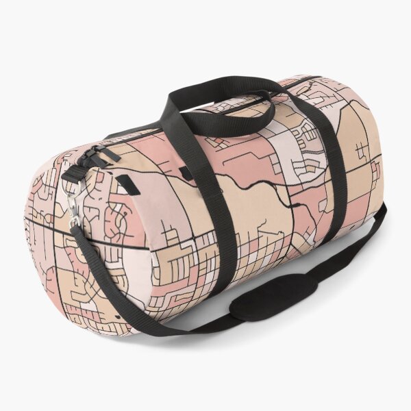 Item preview, Fort Collins Map Pattern in Soft Pink Pastels designed and sold by PatternMaps.