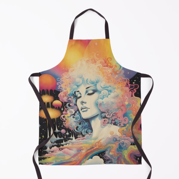 Item preview, Vintage Space Girl, Retro Music Poster Rainbow designed and sold by VisionDuke.