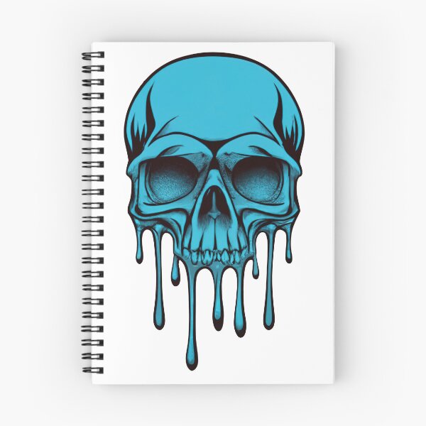 Item preview, Liquid Blue Skull designed and sold by graphic-genie.