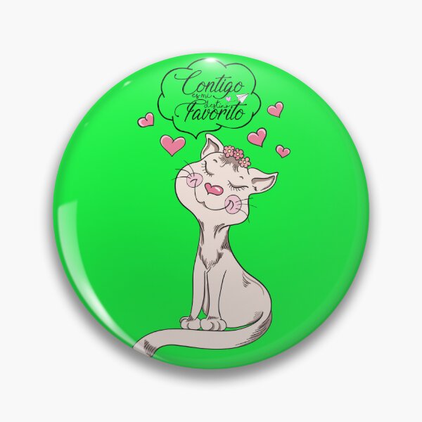 Item preview, gato enamorado designed and sold by Raandy.