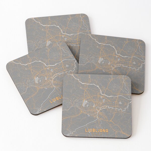 Item preview, Ljubljana City Map of Slovenia - Bauhaus designed and sold by deMAP.