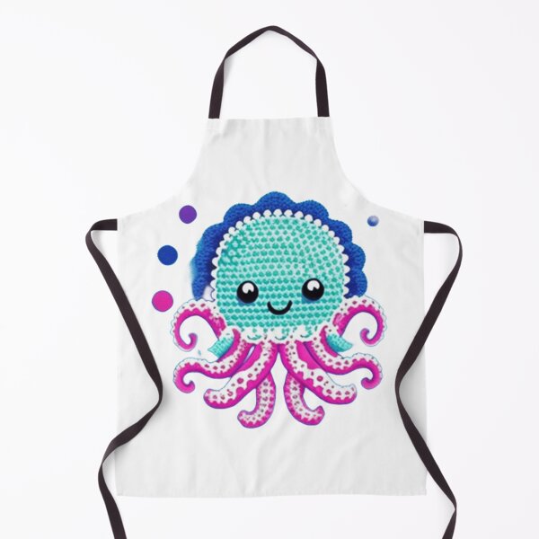 Item preview, Kawaii crochet octopus designed and sold by Roxburylane.