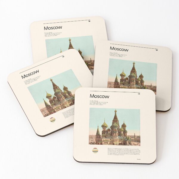 Item preview, Visit Moscow, Russia (Travel poster) designed and sold by RabbitK.