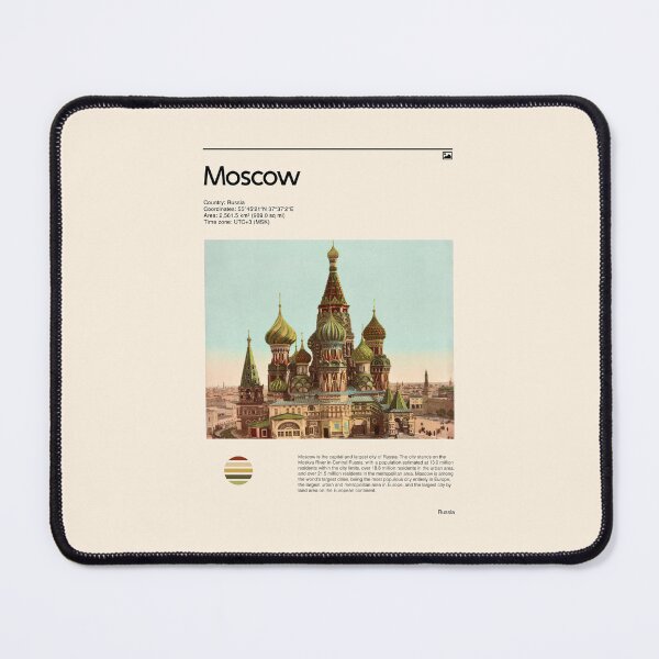 Item preview, Visit Moscow, Russia (Travel poster) designed and sold by RabbitK.