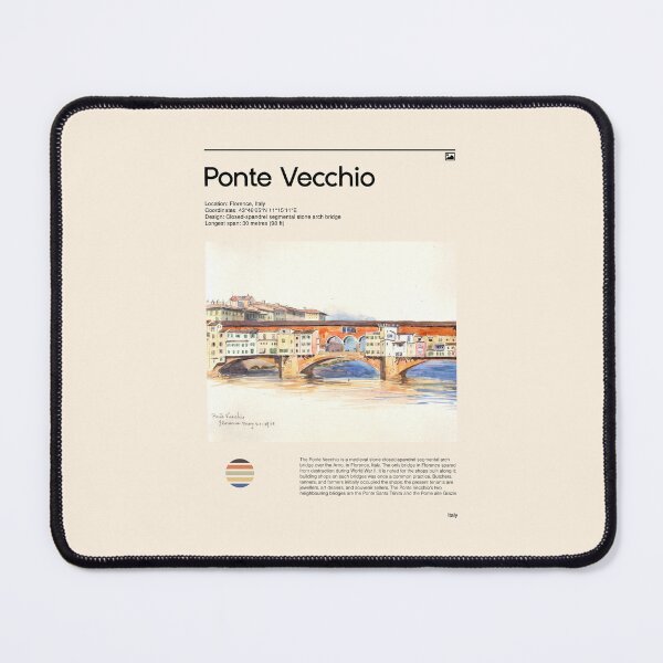 Item preview, Visit Ponte Vecchio, Italy (Travel poster) designed and sold by RabbitK.