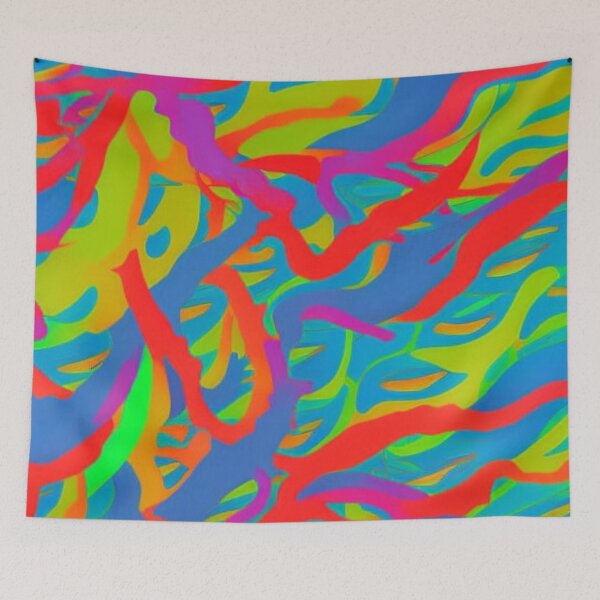Item preview,  Abstract Colorful Sea Kelp designed and sold by calibrit.