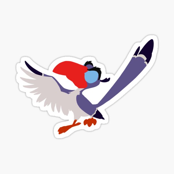 Know-it-All Feather-brain Sticker
