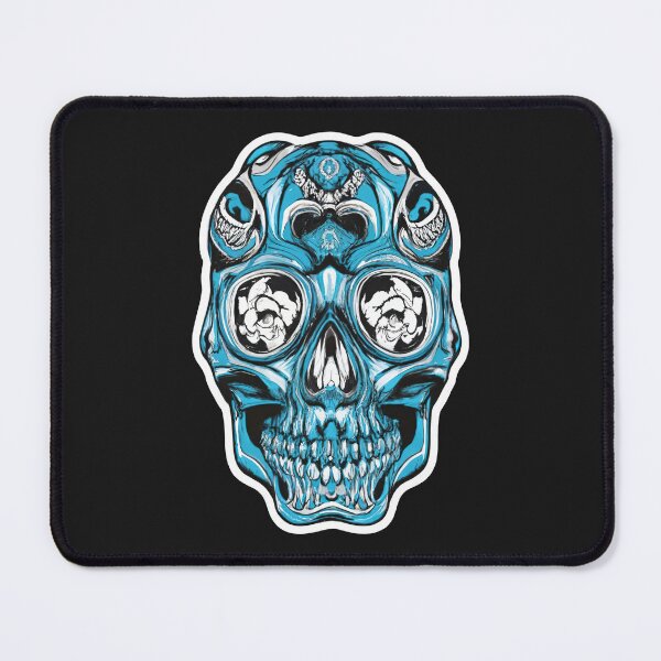 Item preview, Liquid Blue Skull designed and sold by graphic-genie.