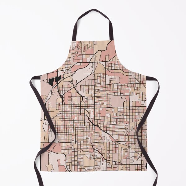 Item preview, Lincoln Map Pattern in Soft Pink Pastels designed and sold by PatternMaps.