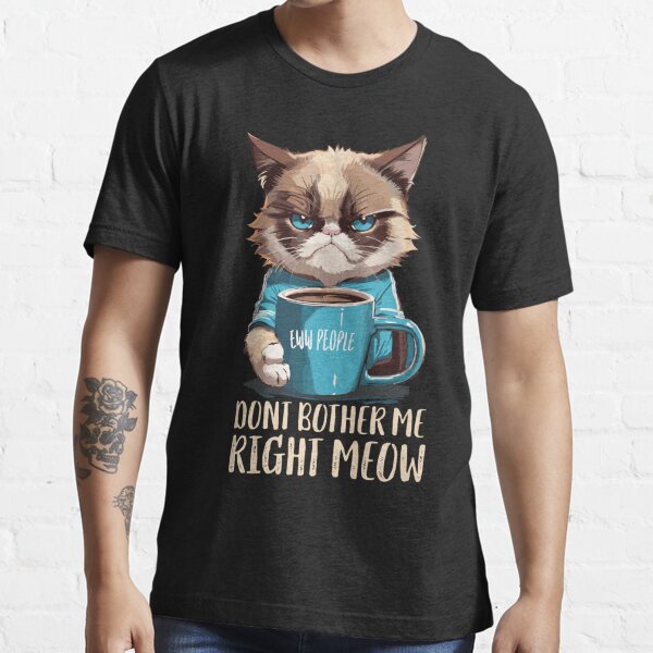 Meow Angry Cat Men's T-Shirt