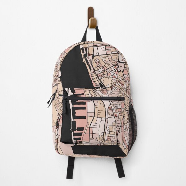 Item preview, Liverpool Map Pattern in Soft Pink Pastels designed and sold by PatternMaps.