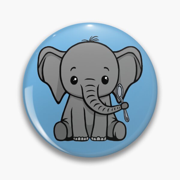 Item preview, Spoonie elephant designed and sold by CaitlynConnor.
