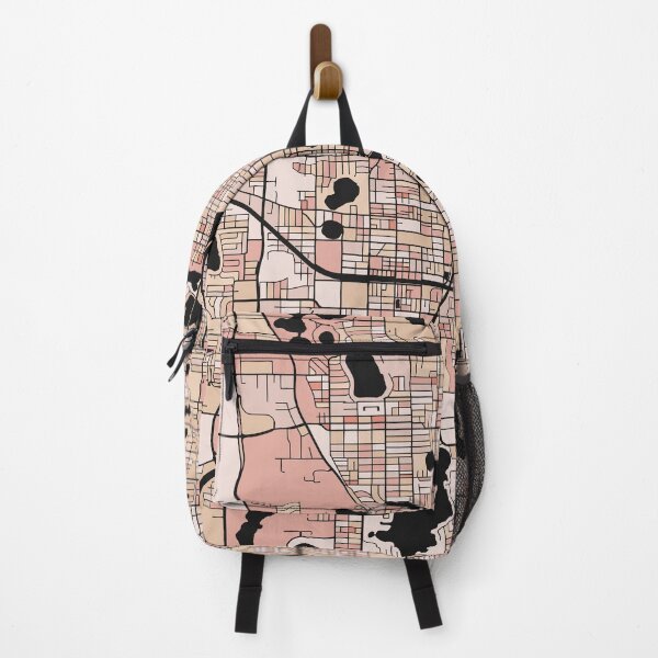 Item preview, Orlando Map Pattern in Soft Pink Pastels designed and sold by PatternMaps.