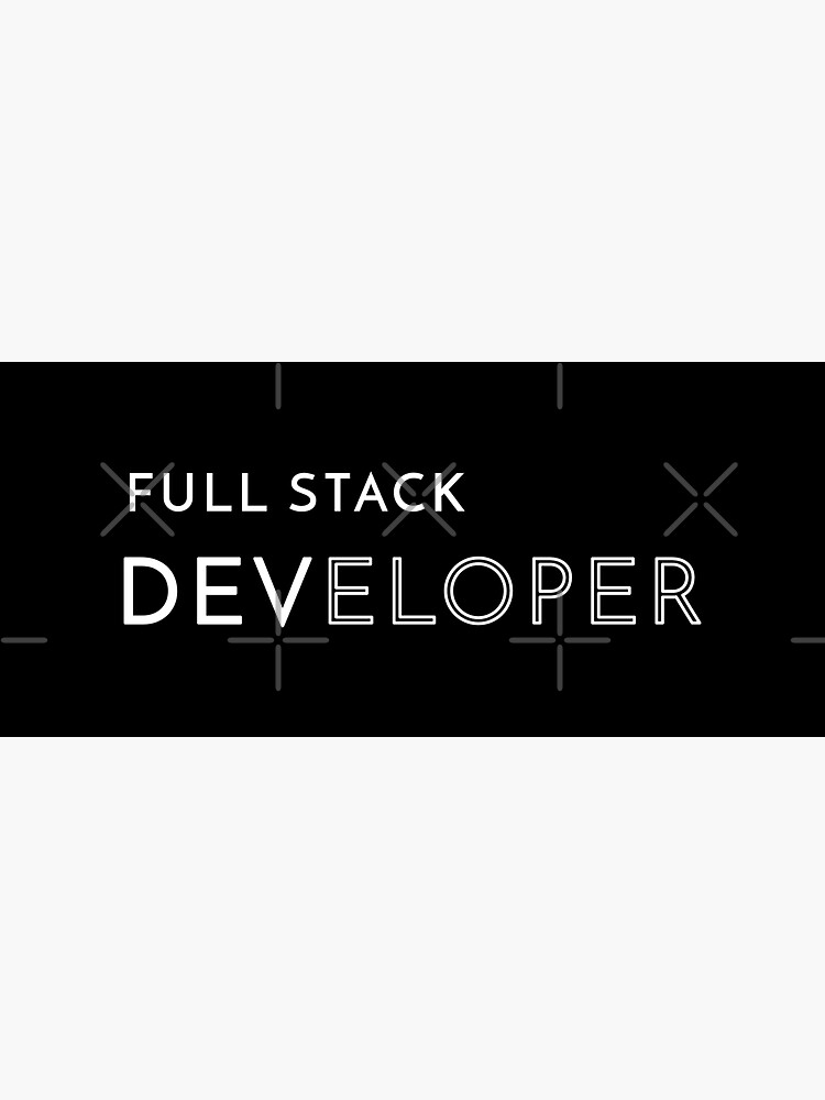 Artwork view, Full Stack Developer designed and sold by developer-gifts