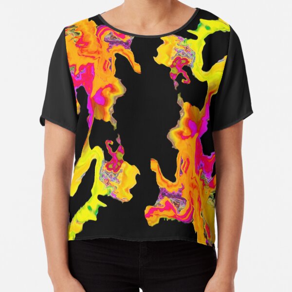 Sealed With Colour Chiffon Top