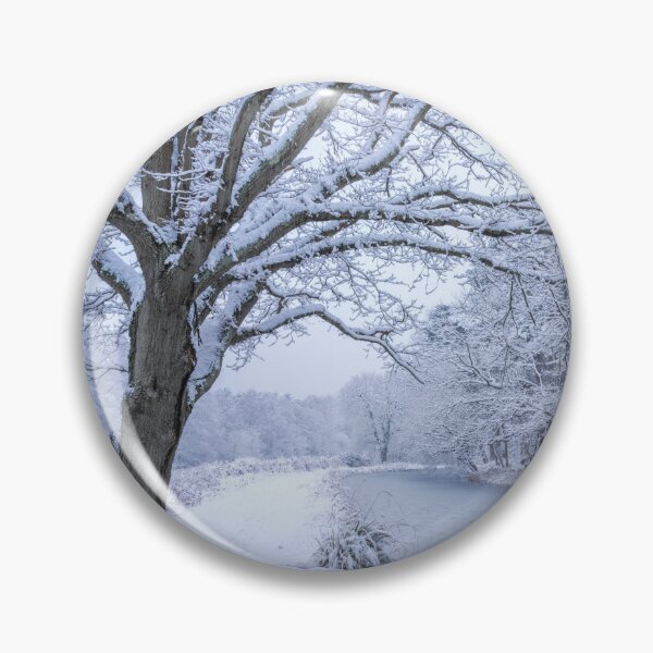 Item preview, Snowy Forest Canal designed and sold by assaf.