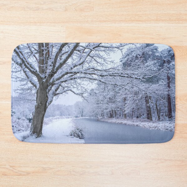 Item preview, Snowy Forest Canal designed and sold by assaf.